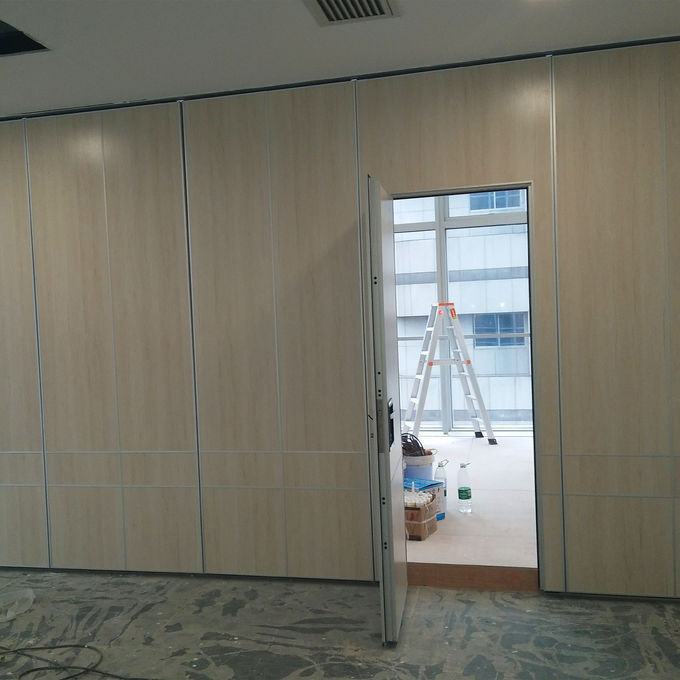 Алюминиевая акустическая складывая дверь стен разделов передвижная для конференц-зала