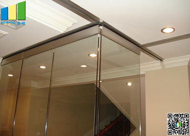Конференц-зал сползая складывая перегородку стеклянной стены обшивает панелями 12mm | 0,5 дюйма