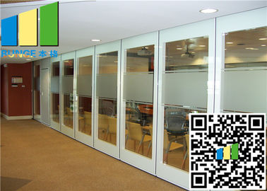 панели стены стеклянной комнаты 10ММ складывая передвижные с шириной раздвижной двери 500/1230мм