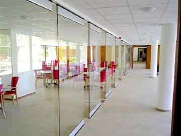Закаленная и стабилизированная стеклянная сползая стена раздела 65 мм толщины