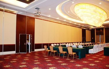 Деревянная поверхностная передвижная акустическая стена раздела для конференц-зала