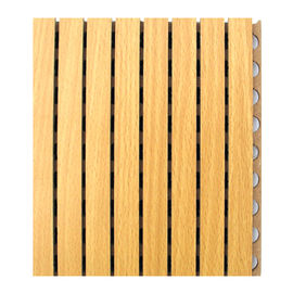 Подгонянная панель облицовки законченная деревянная калиброванная акустическая звукоизоляционная для офисного здания