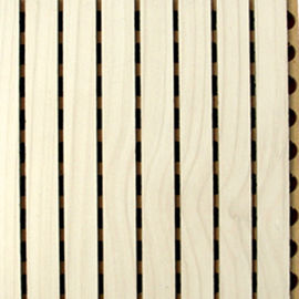 Панель декоративной аудитории деревянная калиброванная акустическая с поверхностью меламина
