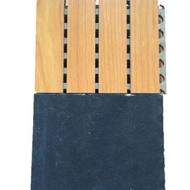 Панели доказательства звука МДФ меламина калиброванные финишем акустические деревянные с отверстиями