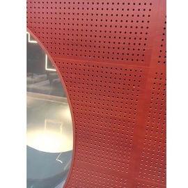 Пефорированная кино деревянная абсорбция картины акустических панелей высекаенная ядровая