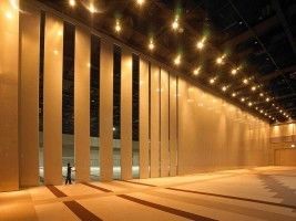 Толщина стен раздела 65мм зала заседаний совета акустическая складывая для конференции