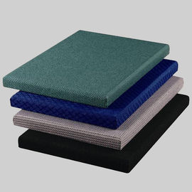 Зеленые/голубые акустические панели ткани для толщины аудитории декоративной 25мм