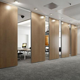 Дизайн интерьера стен раздела меламина конференц-зала рассекателей комнаты передвижной звукоизоляционный