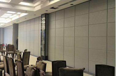 Стена раздела раздвижной двери виллы офиса Индии акустическая с меламином ткани