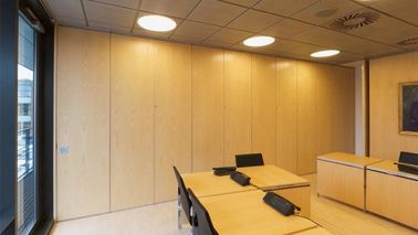 Алюминиевый звук рамки придавая непроницаемость передвижные стены раздела для конференц-зала
