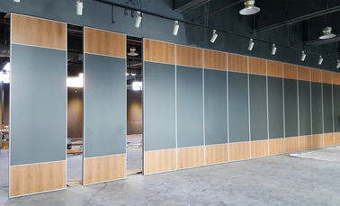Сползать стену раздела Аксоустик алюминиевых дверей передвижную складывая для цвета офиса Мулти