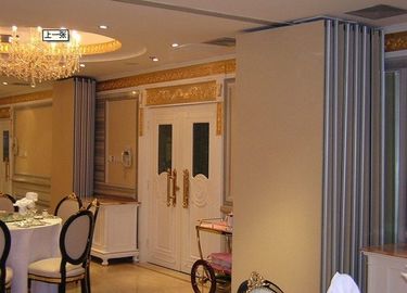 Портативный алюминий поверхности меламина стены раздела доказательства звука гостиницы раздвижной двери + доска МДФ структура