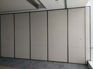Декоративные современные передвижные ядровые стены раздела офиса доказательства МДФ + алюминиевый материал