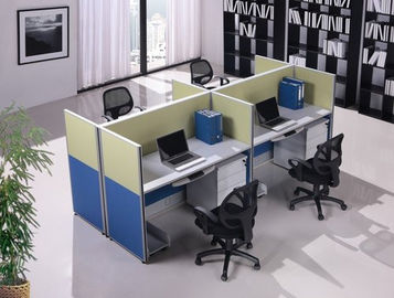 Элегантный деревянный стол рабочего места офиса штата стен раздела 6 офиса