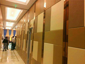 Рассекатель комнаты акустической складчатости Малайзии деревянный сползая передвижные действующие стены разделов для банкета Халл