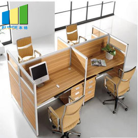 стол рабочего места офиса панели раздела 30мм с нормальным размером кабин