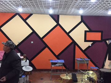 Полиэстера потолка формы губки панели различного акустические для комнаты студии