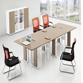 Роскошная царапина стола переговоров офиса облицовки твердой древесины устойчивая