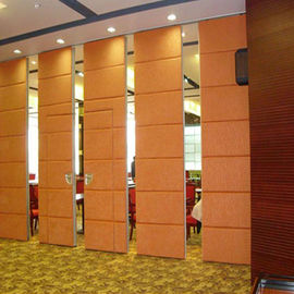 Интерьер МДФ стен раздела Халл банкета передвижной звукоизоляционный сползая деревянную дверь