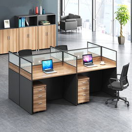 Фасонируйте деревянный стол рабочего места разделов офисной мебели кабин/4 человеков