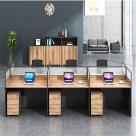 Фасонируйте деревянный стол рабочего места разделов офисной мебели кабин/4 человеков