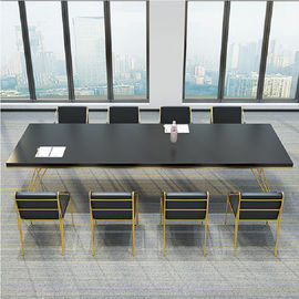 Подгонянный стол переговоров офиса прямоугольника меламина для 10 человек
