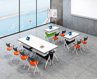Таблицы конференц-зала деревянной завальцовки складывая/офисная мебель школьного офиса