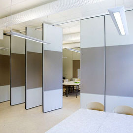 Стены раздела звукоизоляционной деревянной складчатости конференц-зала передвижные акустические для офиса