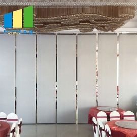 Деревянный сползая экран рассекателя стен раздела акустической складчатости комнаты складной