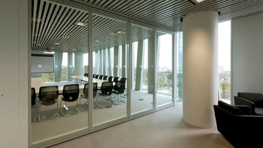 Передвижной раздел офиса стен раздела алюминиевый стеклянный для конференц-центра