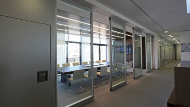 Передвижной раздел офиса стен раздела алюминиевый стеклянный для конференц-центра