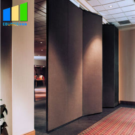 Звукоизоляционные сползая стены раздела 4 метра поверхности ткани для конференц-зала ресторана
