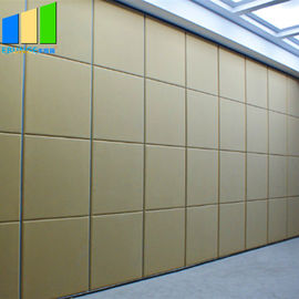 Ядровое доказательство разделяет стены раздела Мдф акустической панели рассекателя комнаты аккордеона дверей складчатости передвижные в Дубай