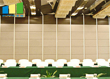 рассекатели конференц-зала стен раздела 65мм складывая сползая звукоизоляционные акустические