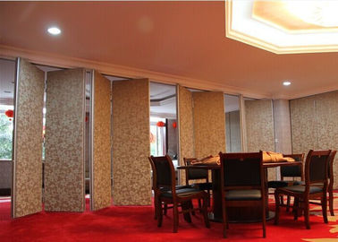 Складывая рассекатель комнаты стен раздела с украшениями крышки МДФ ткани трудными для ресторана