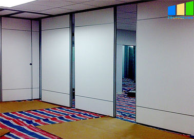 Офис белой рамки стен раздела меламина передвижной алюминиевой складывая подгонянный панелью