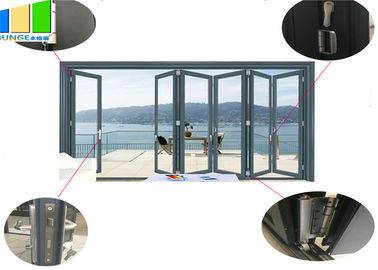 Двери ЭБУНГЭ внешним застекленные двойником стеклянные складывая дверь раздела для жилого или коммерчески