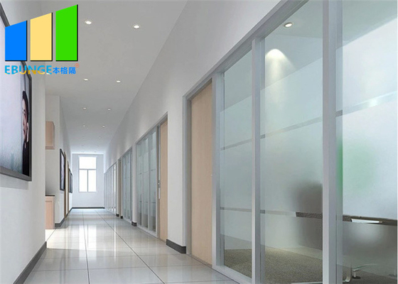 Стена стеклянного раздела Eco дружелюбная Demountable модульная для офисного здания