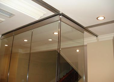 Верхнее стены стеклянной перегородки Soliding зажима алюминиевое поддержанное для конференц-зала