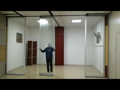 Сдвижная стеклянная перегородка