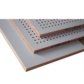 Высокой пефорированная абсорбцией деревянная звукоизоляционная плита волокна акустических панелей деревянная