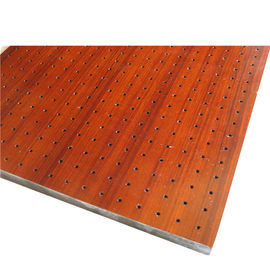 Высокой пефорированная абсорбцией деревянная звукоизоляционная плита волокна акустических панелей деревянная