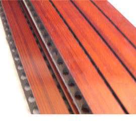 Анти- панель акустических панелей студии музыки влаги составная калиброванная МДФ деревянная