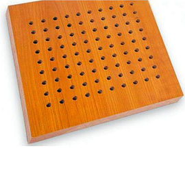 Потолка поверхности облицовки технологии звукоизоляционная плита деревянного акустического деревянная пефорированная