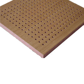 Потолка поверхности облицовки технологии звукоизоляционная плита деревянного акустического деревянная пефорированная