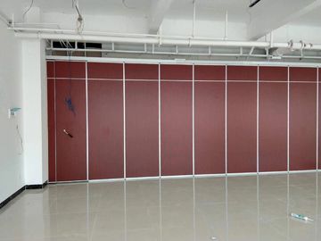 Сползать панель разделов алюминиевого офиса двери звукоизоляционную складывая передвижную деревянную