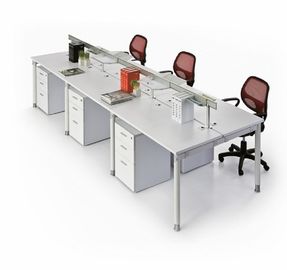 Подгонянные разделы офисной мебели размера/деревянное модульное рабочее место офиса