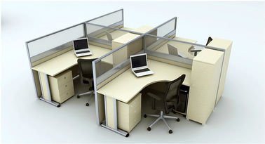 Простые разделы офисной мебели, мебель рабочего места компьютера конференц-зала