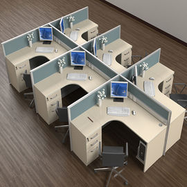Рабочее место офиса Сеатер свободного положения 8 гибкое модульное для штата ИСО9001