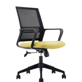 Современный стул сетки нейлона черноты штата, средние вращающееся кресло офисной мебели вспомогательного офиса
